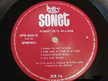 【LP】ROBERT PETE WILLIAMS ロバート・ピート・ウィリアムスの肖像 UPS649N STEREO_画像7