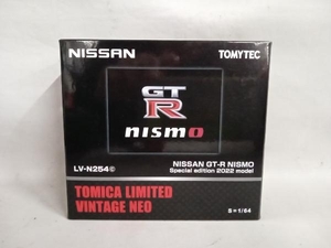 LV-N254b NISSAN GT-R NISMO Special edition 2022model （白） （1/64スケール ダイキャスト トミカリミテッドヴィンテージNEO 327318）