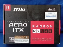 鴨072 MSI RADEON RX560 AERO ITX 4GB OC GRAPHICS CARD グラフィックボード グラフィックスカード_画像1