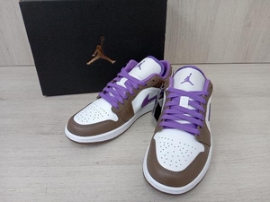 AIR JORDAN 1 LOW "BROWN AND PURPLE" 553558-215 （パロミノ/ホワイト/ワイルドベリー）