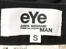 eYe COMME des GARCONS JUNYA WATANABE MAN WT-P910 アイ コム デ ギャルソン ジュンヤ ワタナベ マン ロングパンツ Sサイズ ブラック_画像7