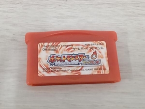 【ワイヤレスアダプタなし】GBA ポケットモンスター ファイアレッド(再販)【動作確認済】