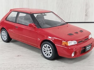 【ミラー破損あり】アシェット 1/24 国産名車コレクション マツダ ファミリア GT-R（1992）