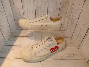 スニーカー CONVERSE comme des garcons (コンバース コムデギャルソン コラボ) スニーカー 25cm ホワイト