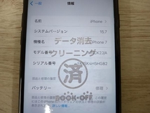 【ジャンク】 MNCK2J/A iPhone 7 128GB ブラック au_画像7