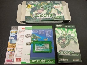 内箱欠品 【ワイヤレスアダプタなし】ポケットモンスター エメラルド(再販)