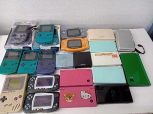  Junk mobile game machine set sale Game Boy series Nintendo DS series etc. series 21 pcs 