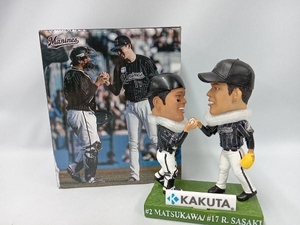  Chiba Lotte Marines Bob ru head кукла Sasaki ..& сосна река . сырой TEAM 26