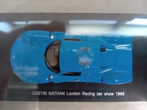 EBBRO 1/43 COSTIN NATHAN London racing car show 1969 BLUE エブロ 窓外れ有り_画像7