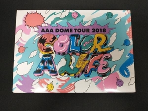 DVD AAA DOME TOUR 2018 COLOR A LIFE(初回生産限定版)
