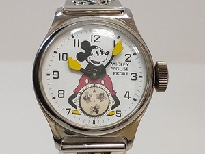 [1 иен редкий ] PEDREpedore Mickey Mouse список часы переиздание неподвижный кварц наручные часы 1995 год Disney магазин collector item 