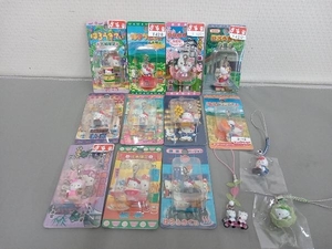  Hello Kitty goods set sale (. present ground Kitty mascot * Kitty netsuke ) all 14 point 