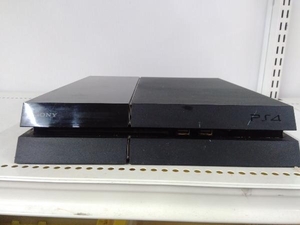 ジャンク PS4 プレイステーション4 CUH-1100A 500GB ジェットブラック 本体のみ 封印シールあり。