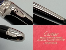 Cartier ボールペン ロードスター・ドゥ・カルティエ ローラーボール ブラックコンポジット／パラジウムフィニッシュ 箱付 (インクなし)_画像9