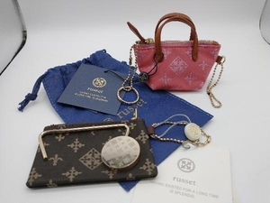 russet Russet [ bag type Mini pouch & bag hanger ( case attaching ) ] charm * monogram 