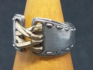 HERMES エルメス メキシコ コルセット デザイン リング 指輪 シルバー SV 925 52サイズ #11 店舗受取可