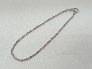 [Pt850] platinum 18cm bracele precious metal accessory lady's used 