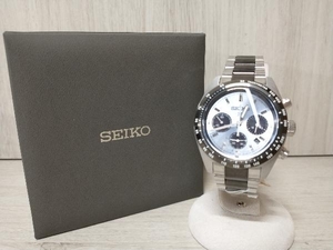 【外箱・ケース・取説付】 SEIKO V192-0AG0 ソーラークロノグラフ メンズ腕時計 セイコー