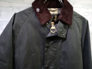 コート BARBOUR/バブアー/LWX1113/BURGHLEY/オイルドステンカラーコート/メンズアウター/ブラック系/サイズ:M