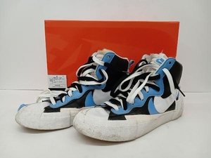 NIKE×sacai ナイキ×サカイ BLAZER MID ブレーザーミッド BV0072-001 スニーカー 28 ブラック ブルー ホワイト 通年