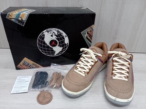 TWO 18 × AIR JORDAN 2 LOW "TAN" DV7129-222 （ロッキータン/ブリティッシュタン/ジムレッド/ブリティッシュタン）