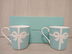 現状品 TIFFANY＆Co. ティファニー ペアマグカップ　ブルーボックス