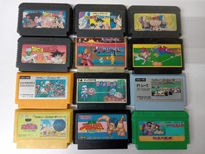  Junk Famicom soft summarize set 