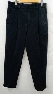 ACNE STUDIOS アクネストゥディオズ Tapered Fit Trousers ストレッチチノ テーパードトラウザーズ FN-MN-TROU000501 パンツ44ブラック通年