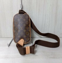 【ルイヴィトン】LOUIS VUITTON ルイヴィトン／モノグラム ／ポシェットガンジュ バッグ_画像2