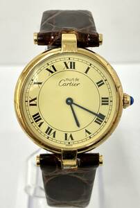 Cartie Cartier Must Vendome 086319 59**** wristwatch self-winding watch 925