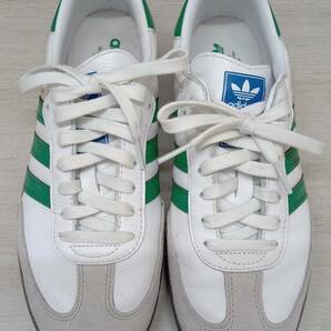 adidas/アディダス/スニーカー/SAMBA OG/IG1024/ホワイト×グリーン/26.5cmの画像6