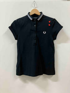 FRED PERRY フレッドペリー Amy Winehouse エイミー ワインハウス ハート 半袖ポロシャツ サイズM エンブレム 中国製 コットン100%