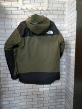 THE NORTH FACE ザノースフェイス ジャケット ND92237 MOUNTAIN DOWN JACKET ダウンジャケット グリーン ブラック Lサイズ アウトドア_画像2