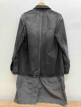 MIHARA YASUHIRO 15AW Coverall Gown カバーオール コットン 51021298 ミハラヤスヒロ デニム Gジャン デニムジャケット ブラック系_画像2