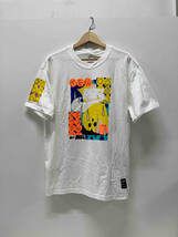 NIKE ナイキ DQ1013-100 Smiling Face 半袖Tシャツ サイズL イラスト ロゴ プリント ホワイト 中国製 綿100% 丸首Tシャツ_画像1