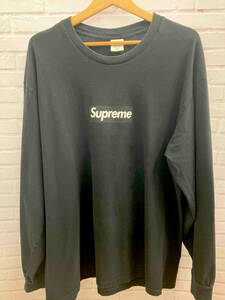 Supreme / 20AW Box Logo LS Tee / ブラック / シュプリーム / サイズXL / ボックスロゴ / ロンT / 長袖Tシャツ / シミ有り