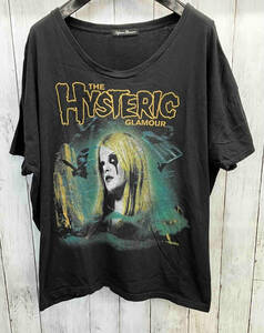 HYSTERIC GLAMOUR / короткий рукав футболка /0151CT11 Hysteric Glamour / трикотаж с коротким рукавом / черный / лето 