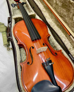 Junk SUZUKI Suzuki violin No.330 4/4 stringed instruments case attaching not yet style law 