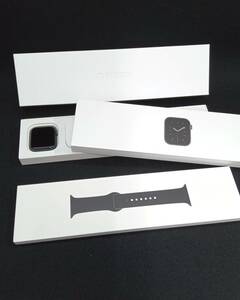 [ unused ] Apple Watch Series 6 [44mm Cellular model Space gray aluminium case ] cell la- smart watch 