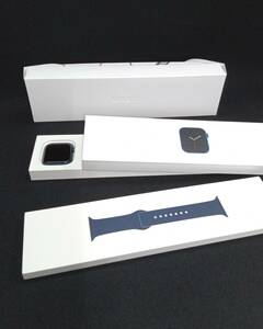 [ не использовался ] Apple Watch Series 6 [44mm Cellular модель голубой aluminium кейс ] cell la- смарт-часы 