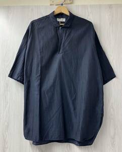 MARKAma-kaM22B-05SH01B короткий рукав Skipper рубашка размер 3 темно-синий 