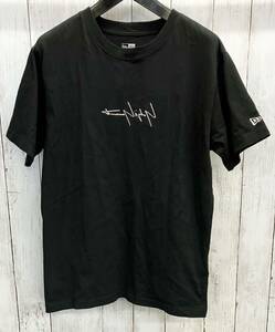 YOHJI YAMAMOTO POUR HOMME ×NEW ERA /HN-T98-082 /半袖Tシャツ/ヨウジヤマモトプールオム/ニューエラ/ロゴ刺繍/ブラック/Mサイズ/夏