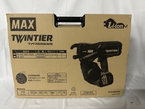 MAX マックス TWINTIER ツインタイア 鉄筋結束機 RB-442T-B2C/1450A バッテリー2個(14.4V5.0Ah)・充電器付 セット品 未使用 買取品