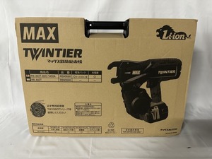 MAX マックス TWINTIER ツインタイア 鉄筋結束機 RB-442T-B2C/1450A バッテリー2個(14.4V5.0Ah)・充電器付 セット品 未使用 買取品