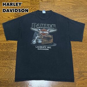 HARLEY DAVIDSON Tシャツ 両面プリント バックプリント XL