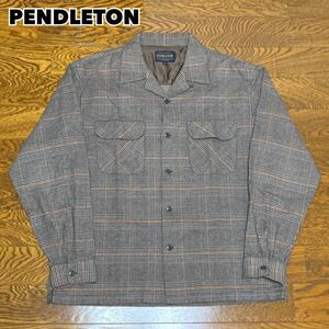 美品 PENDLETON ペンドルトン ボードシャツ ネルシャツ コットン 開襟