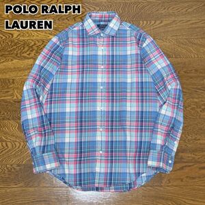 POLO RALPH LAUREN チェックシャツ ライトネル M