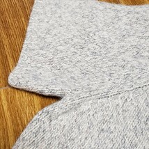 送料無料 GIVORS ジボール イタリア製毛糸 ローゲージ ハイネック 半袖セーター ニット ミックスグレー グレー サイズLL XL やわらか軽量_画像4