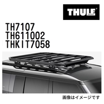 THULE ベースキャリア セット TH7107 TH611002 THKIT7058 送料無料_画像1