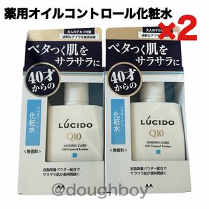 2本 ルシード LUCIDO 薬用オイルコントロール化粧水 テカリ防止 パウダーイン マンダム テカリケア パウダーイン化粧水
